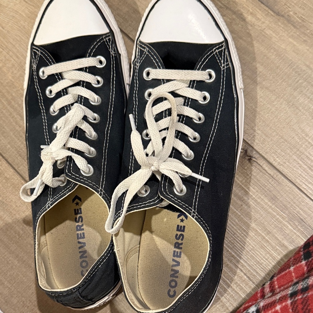Converse Monochrome Lace-Up Shoes